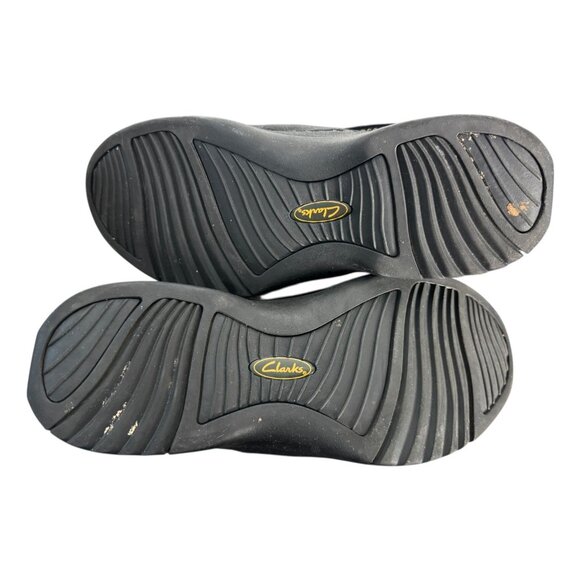 CLARKS Black Leather Slip-On Loafer 36595 Comfort Casual Dress Mens Sz 10.5M - Picture 11 of 12